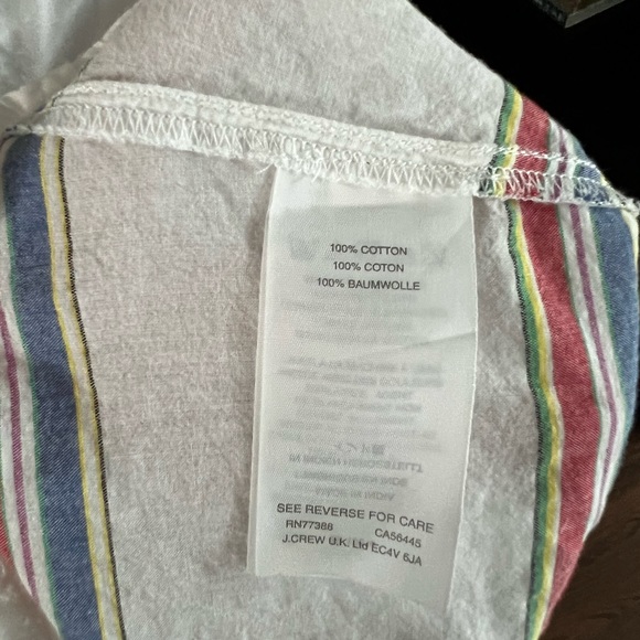 J Crew Striped Blouse - Picture 8 of 8